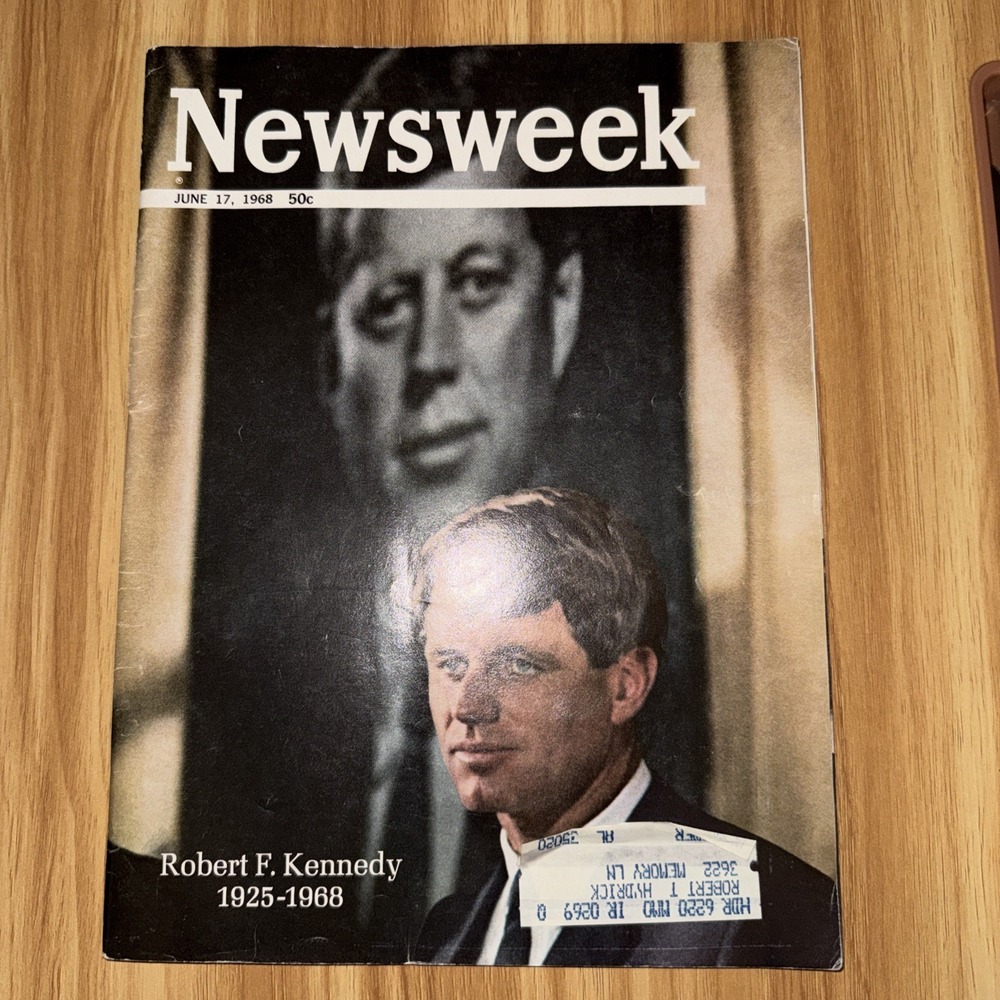 Newsweek Magazine ROBERT F. KENNEDY Death (June 17, 1968)VG Condition Pre-Owned
